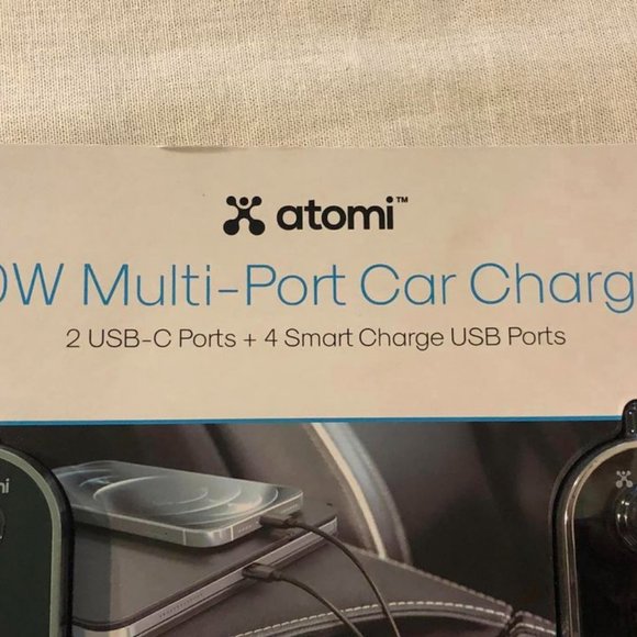 NIP Atomi 40W Multi Port Car Charger - Picture 3 of 10